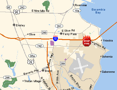 Stop Fire map