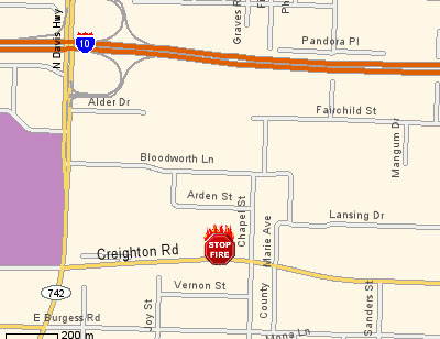 Stop Fire map